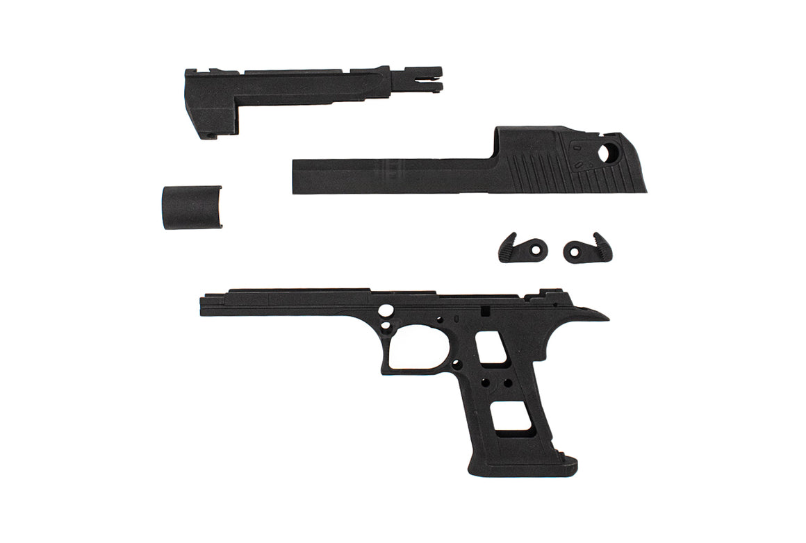 Guarder Aluminum Slide & Frame for Marui TM Desert Eagle .50 ( Black ) ( 2016 Ver. )