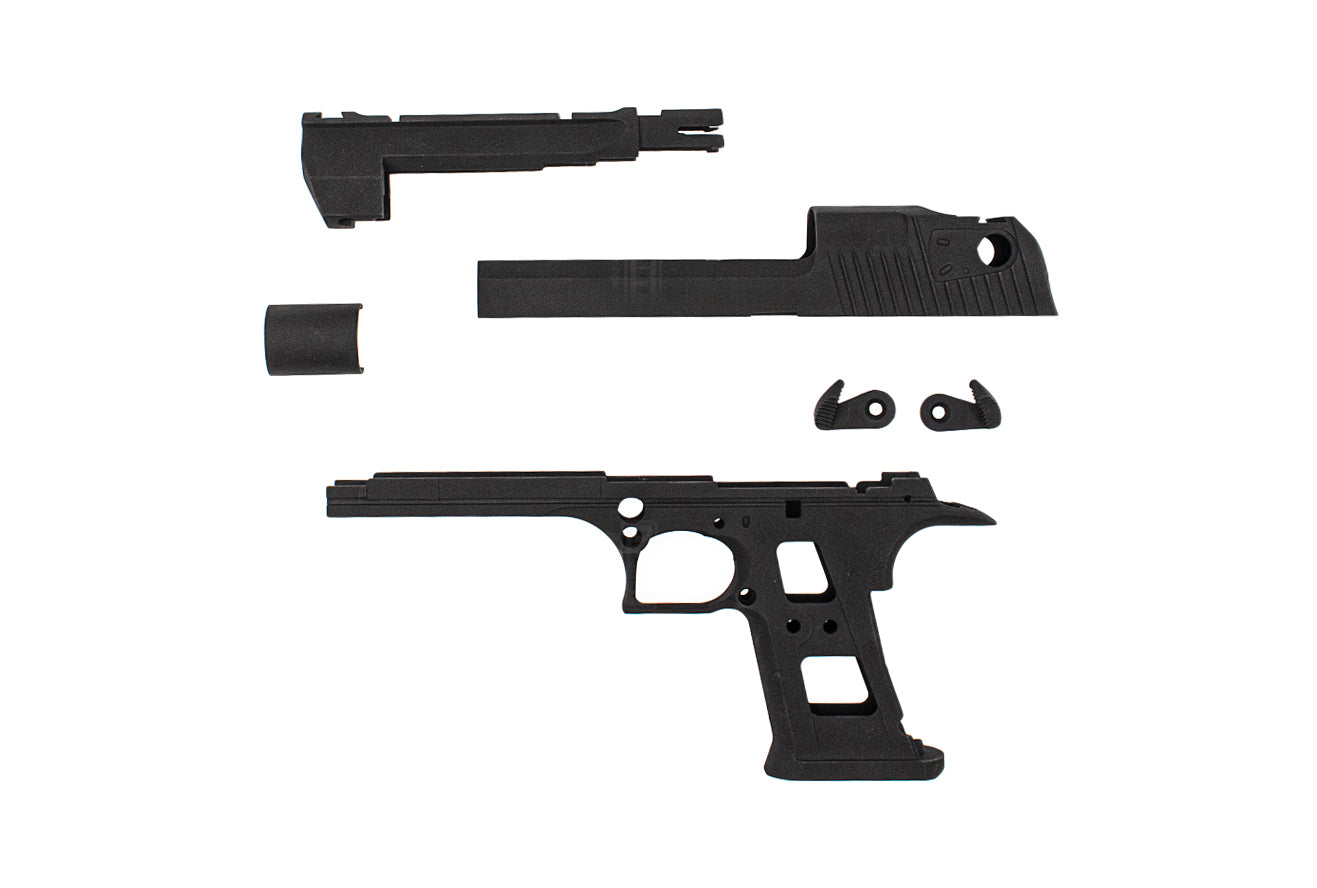 Guarder Aluminum Slide & Frame for Marui TM Desert Eagle .50 ( Black ) ( 2016 Ver. )