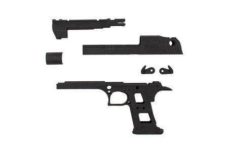 Guarder Aluminum Slide & Frame for Marui TM Desert Eagle .50 ( Black ) ( 2016 Ver. )