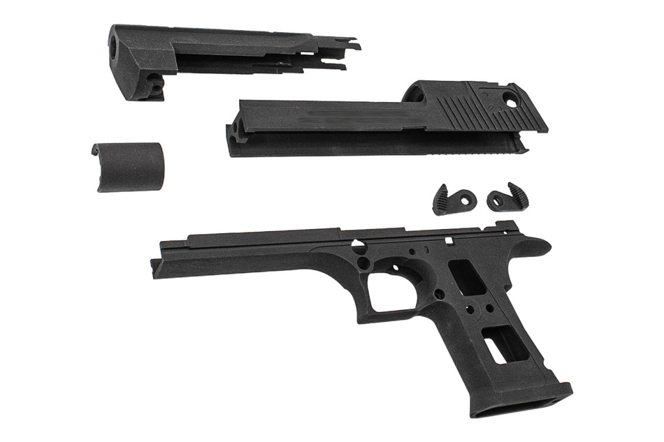 Guarder Aluminum Slide & Frame for Marui TM Desert Eagle .50 ( Black ) ( 2016 Ver. )