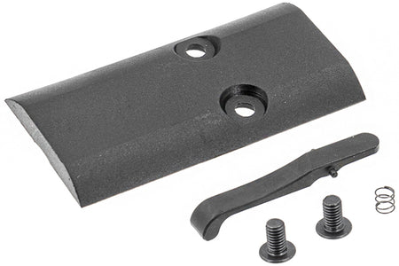 Guarder CNC Aluminum PC Style Slide Set for Tokyo Marui M&P9L GBB Pistol Airsoft ( Black / FDE / Silver )-Silver