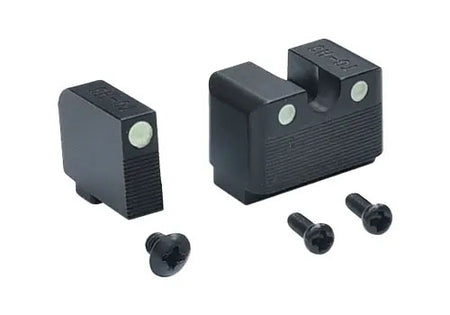 Guarder CNC Steel Luminous Optic Height Night Sight For Marui TM G17 Gen5 MOS GBBP