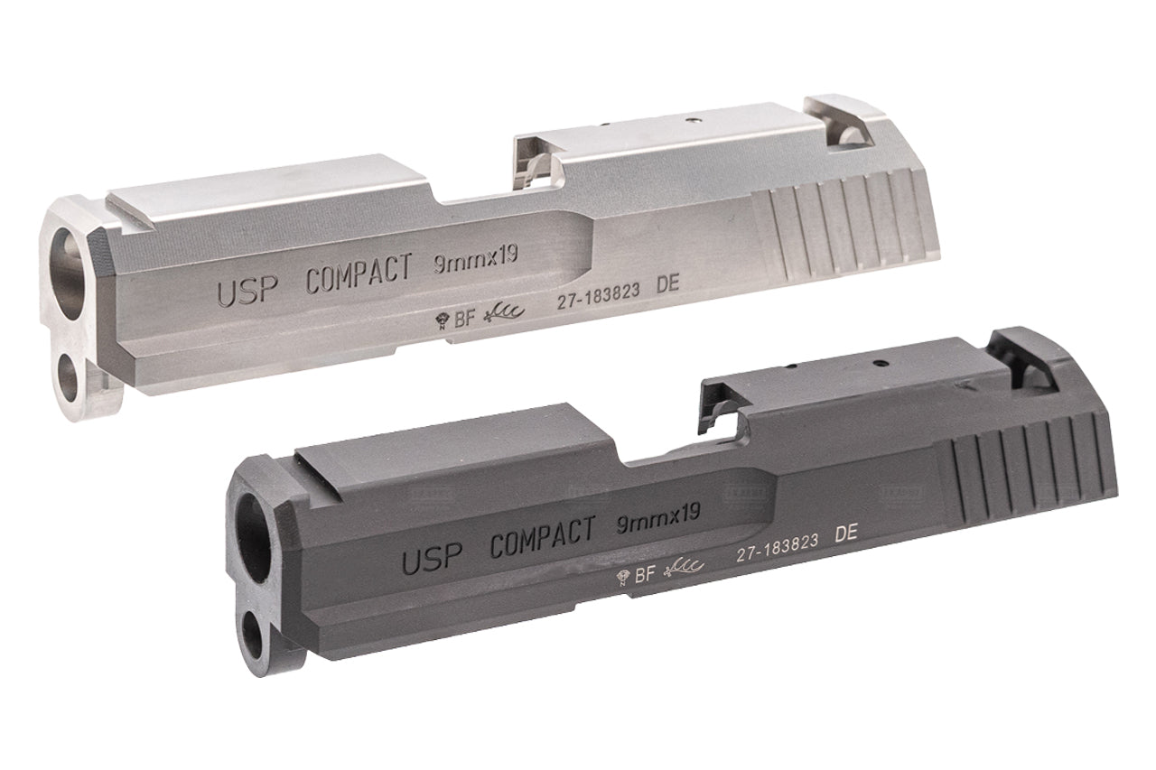 Guarder CNC Steel Slide Set For Marui TM USP Compact GBBP -Silver
