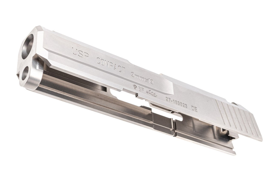 Guarder CNC Steel Slide Set For Marui TM USP Compact GBBP -Silver