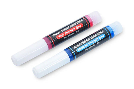 Guarder Super Screw Lock Glue Set ( Red & Bule Threadlocker )