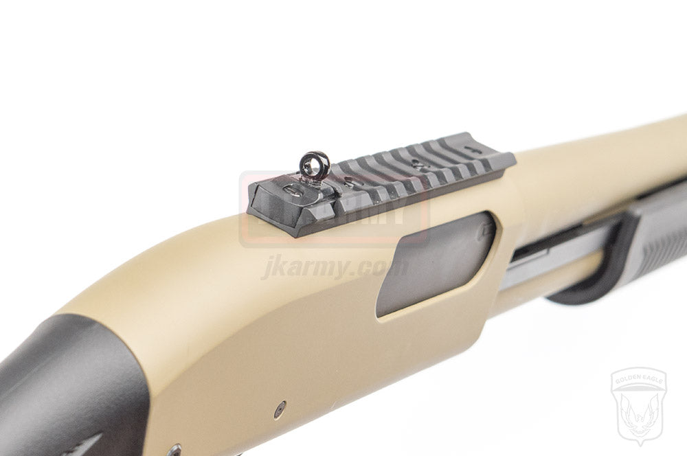 Golden Eagle M870 Tactical Gas Pump Action Shotgun ( Tan )
