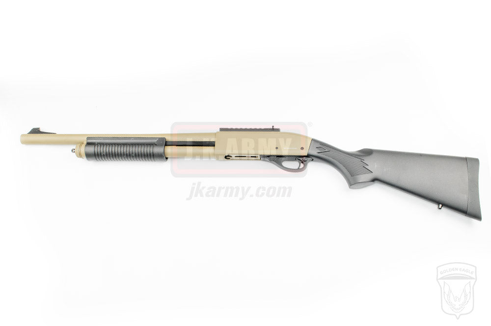 Golden Eagle M870 Tactical Gas Pump Action Shotgun ( Tan )