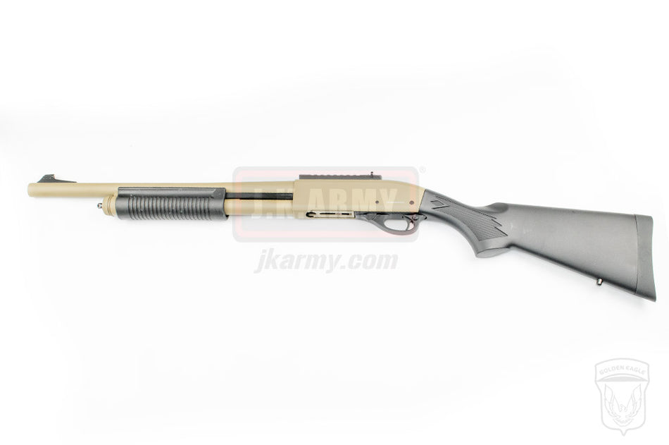 Golden Eagle M870 Tactical Gas Pump Action Shotgun ( Tan )