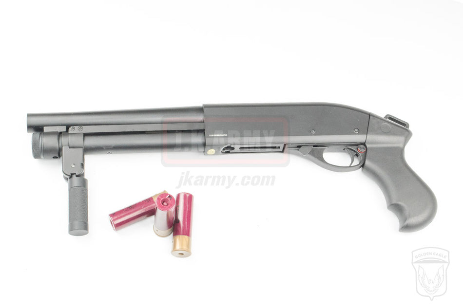 Golden Eagle M870 AOW Gas Pump Action Shotgun ( Black )