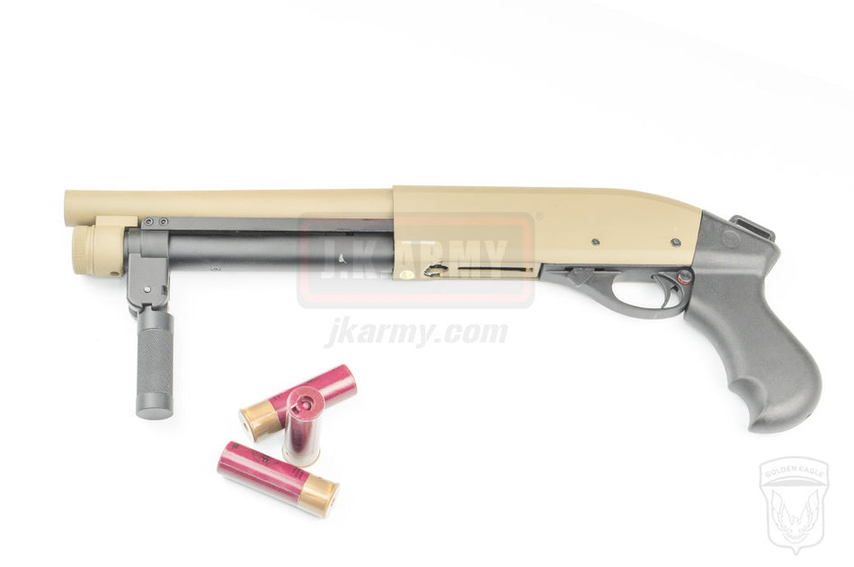 Golden Eagle M870 AOW Gas Pump Action Shotgun ( Tan )