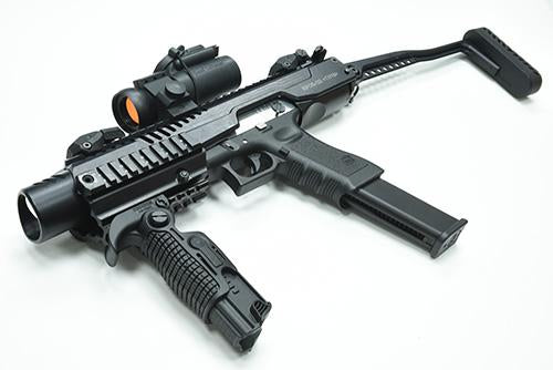 Guarder Aluminum Magazine Case for MARUI TM G17 / 18C / 22 / 34 G Model ( Extended , Black / FDE)-FDE