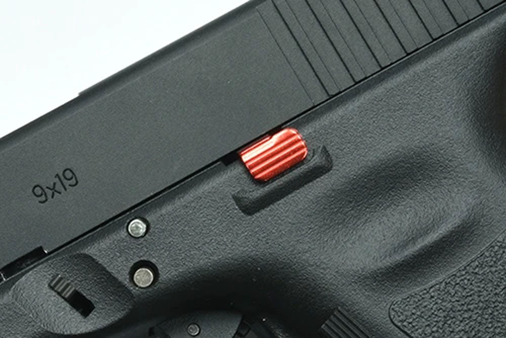 Guarder Standard Slide Stop for Marui G Model 19 ( SV / Red / Gold )-Red