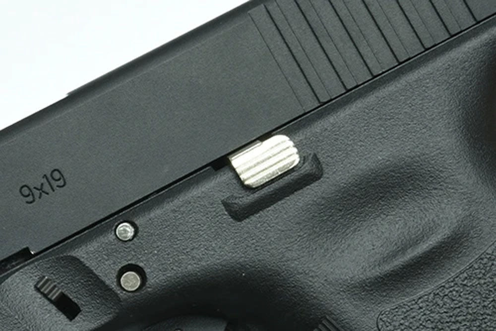 Guarder Standard Slide Stop for Marui G Model 19 ( SV / Red / Gold )-Red