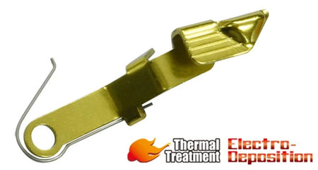 Guarder Extended Slide Stop for Marui G Model 19 ( BK / SV / Red / Gold )-Red