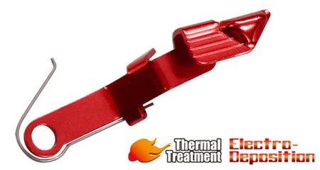 Guarder Extended Slide Stop for Marui G Model 19 ( BK / SV / Red / Gold )-Red