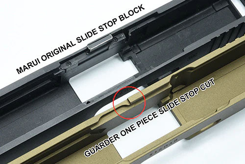 Guarder Aluminum CNC Slide for MARUI TM G19 Gen3 GBBP ( FDE )