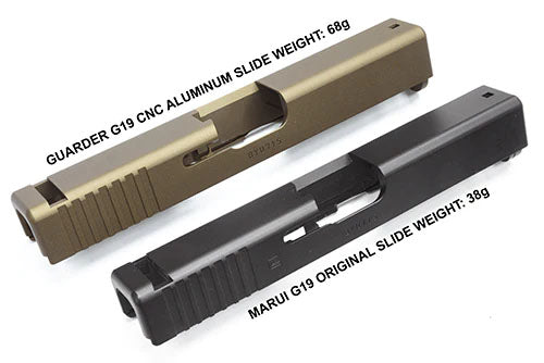 Guarder Aluminum CNC Slide for MARUI TM G19 Gen3 GBBP ( FDE )