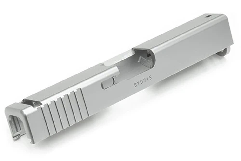 Guarder Steel CNC Slide for MARUI Model 19 ( Metallic Silver )