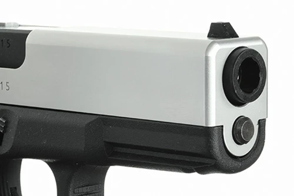 Guarder Steel CNC Slide for MARUI Model 19 ( Metallic Silver )