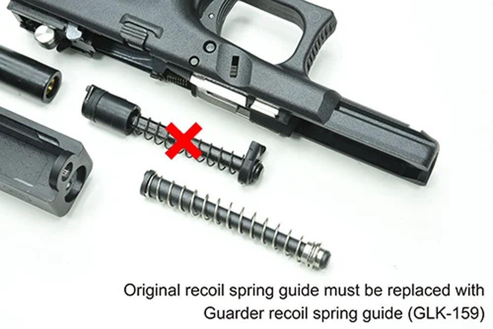 Guarder G19 New Generation Frame Rail Mount ( Black ) ( TM Model 19 ) ( Trigger Housing )