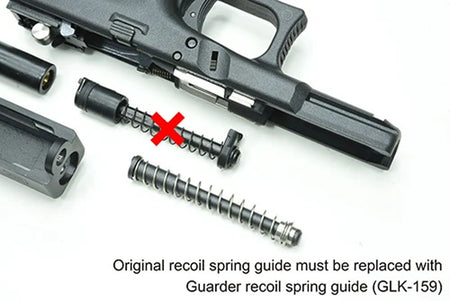 Guarder G19 New Generation Frame Rail Mount ( Black ) ( TM Model 19 ) ( Trigger Housing )