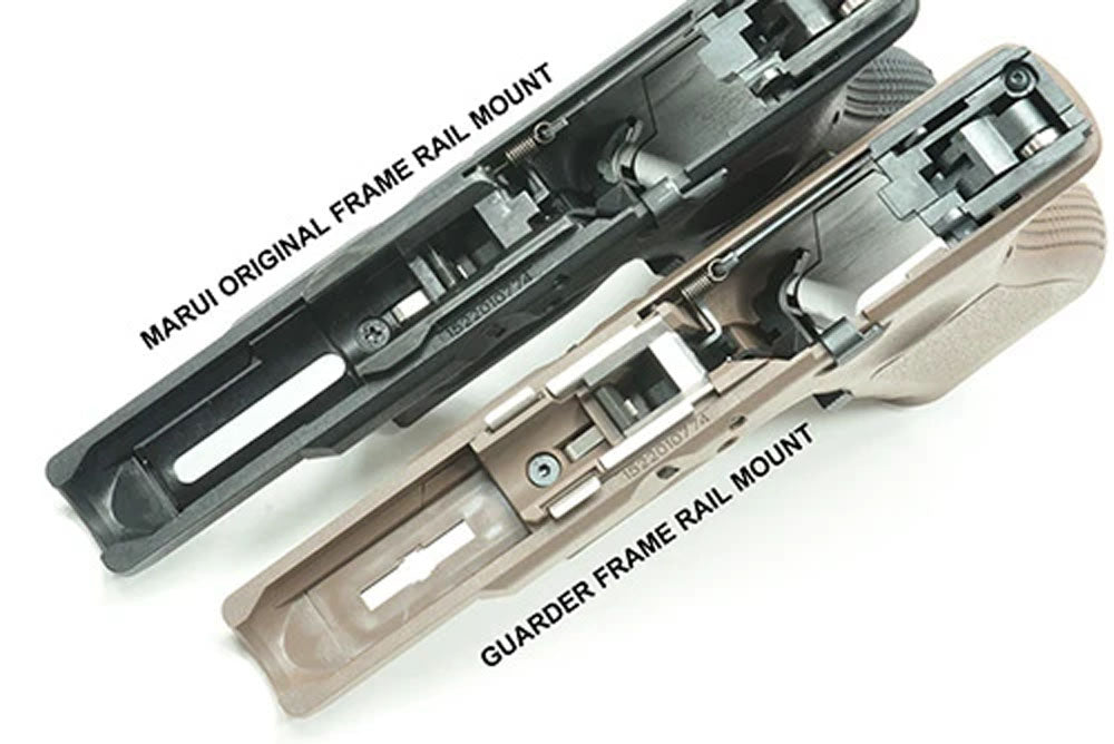 Guarder G19 New Generation Frame Rail Mount ( FDE ) ( TM Model 19 ) ( Trigger Housing )