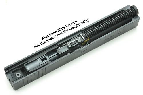 Guarder Model 17 Gen2 Aluminum Slide Complete Set For Marui G Model GBB Pistol Series ( 2020 New Ver. / Euro. Ver. / Black )