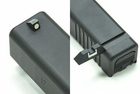 Guarder Model 17 Gen2 Steel Slide Complete Set For Marui G Model GBB Pistol Series ( 2020 New Ver. / Euro. Ver. / Black )