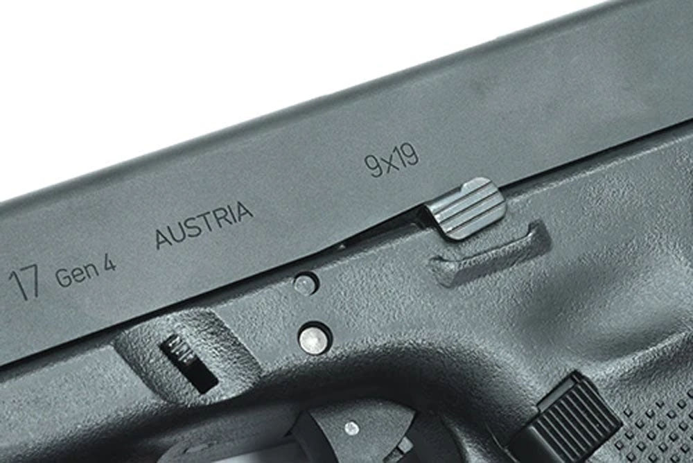 Guarder Aluminum CNC Slide for Marui TM G17 Gen4 GBB Pistol Series ( Black )