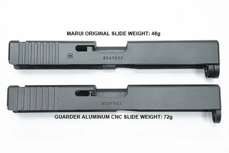 Guarder Aluminum CNC Slide for Marui TM G17 Gen4 GBB Pistol Series ( Black )