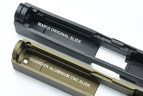 Guarder Aluminum CNC Slide for Marui TM G17 Gen4 GBB Pistol Series ( FDE )
