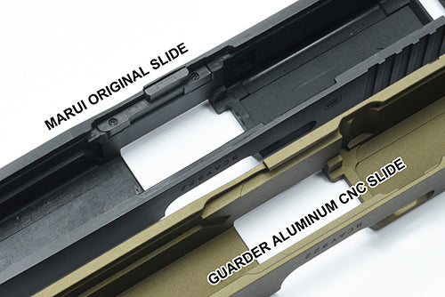 Guarder Aluminum CNC Slide for Marui TM G17 Gen4 GBB Pistol Series ( FDE )