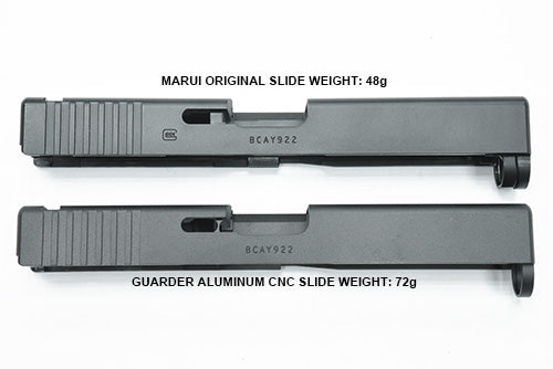 Guarder Aluminum CNC Slide for Marui TM G17 Gen4 GBB Pistol Series ( FDE )