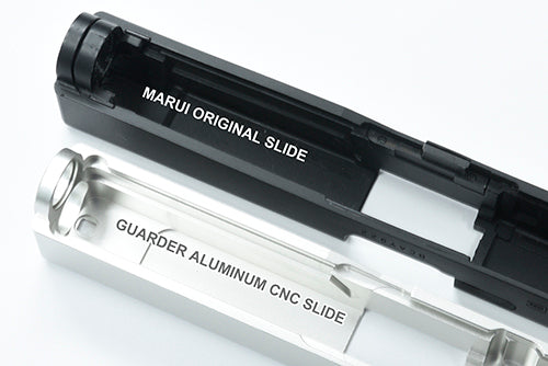 Guarder Aluminum CNC Slide for Marui TM G17 Gen4 GBB Pistol Series ( Silver )