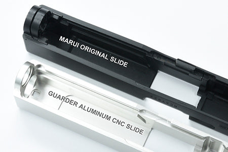 Guarder Aluminum CNC Slide for Marui TM G17 Gen4 GBB Pistol Series ( Silver )