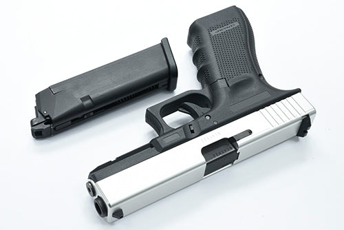 Guarder Aluminum CNC Slide for Marui TM G17 Gen4 GBB Pistol Series ( Silver )