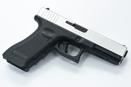 Guarder Aluminum CNC Slide for Marui TM G17 Gen4 GBB Pistol Series ( Silver )