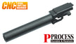 Guarder CNC Steel Outer Barrel for MARUI TM G17 Gen4 GBBP ( Black )