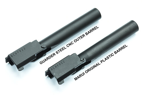 Guarder CNC Steel Outer Barrel for MARUI TM G17 Gen4 GBBP ( Black )