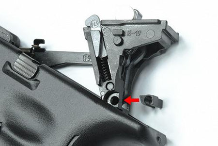 Guarder Steel Rear Chassis Set for MARUI TM G17 / 19 Gen4 ( G Model )