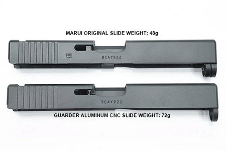 Guarder CNC Aluminum Slide / Steel Barrel Kit for MARUI TM G17 Gen4 GBBP Series ( Black )