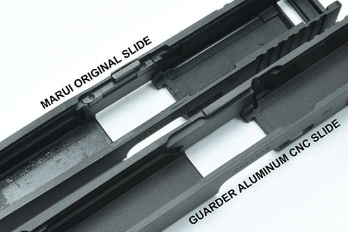Guarder CNC Aluminum Slide / Steel Barrel Kit for MARUI TM G17 Gen4 GBBP Series ( Black )