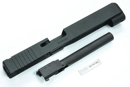 Guarder CNC Aluminum Slide / Steel Barrel Kit for MARUI TM G17 Gen4 ( G34 Gen4 Standard / Black )