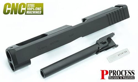 Guarder CNC Steel Slide / Steel Barrel Kit for MARUI TM G17 Gen4 ( G34 Gen4 Standard / Black )