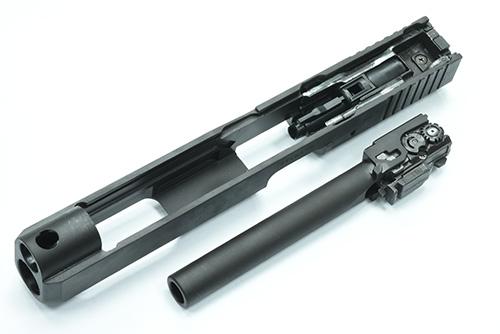 Guarder CNC Aluminum Slide / Steel Barrel Kit for MARUI TM G17 Gen4 ( G34 Gen4 Standard / Black )