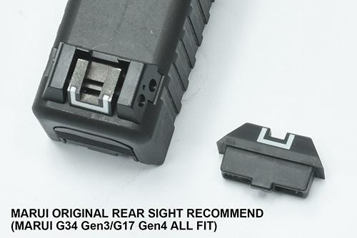 Guarder CNC Steel Slide / Steel Barrel Kit for MARUI TM G17 Gen4 ( G34 Gen4 Standard / Black )