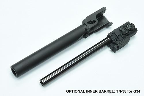 Guarder CNC Steel Slide / Steel Barrel Kit for MARUI TM G17 Gen4 ( G34 Gen4 Standard / Black )