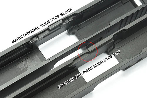Guarder Aluminum CNC Slide for Marui TM G19 Gen4 GBBP ( Black )