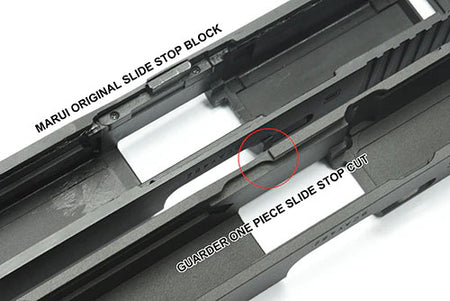 Guarder Aluminum CNC Slide for Marui TM G19 Gen4 GBBP ( Black )