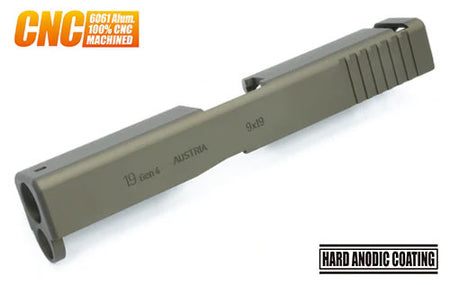 Guarder Aluminum CNC Slide for Marui TM G19 Gen4 GBBP ( FDE )